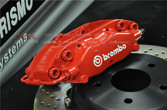 紅色BREMBO F40剎車套裝 4活塞紅色鮑魚 配合加大型剎車盤 有多種車型套裝