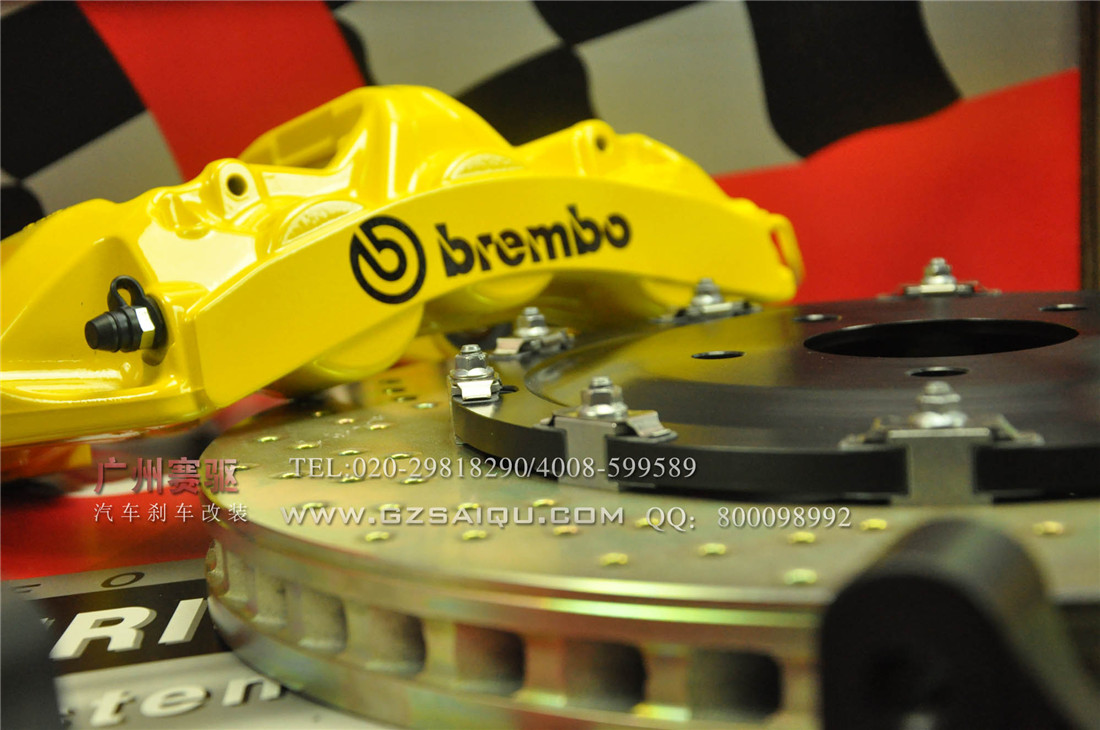 寶馬3系F30改裝BRMBO GT版剎車 寶馬F30專用BREMBO六活塞競(jìng)技版剎車套裝