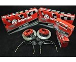 意大利原裝正品Brembo F40小四活塞剎車卡鉗套裝專業改裝剎車