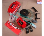 奧迪A6升級(jí)BREMBO F50剎車(chē)系統(tǒng)  競(jìng)技版大四活塞剎車(chē)鮑魚(yú)