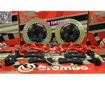 沃爾沃S40（進口）升級改裝BREMBO大六活塞剎車卡鉗
