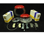 奧迪A4剎車(chē)改裝英國(guó)AP7040大六活塞剎車(chē)套件，奧迪A4剎車(chē)配件